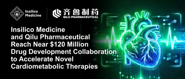 英矽智能与齐鲁制药达成总额9.31亿港元药物研发合作，加速心血管与代谢类疾病创新疗法
