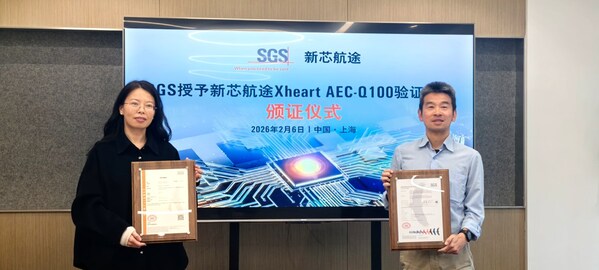 SGS助力国产高算力芯片再突破：新芯航途Xheart X7通过AEC Q100