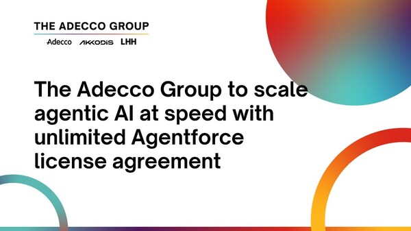 德科集团与 Agentforce 达成无限制许可协议，加速规模化部署AI智能体
