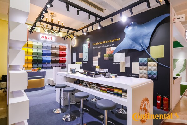 大陆集团康迪泰克旗下skai品牌 "设计上海"首秀，面向家居和公共空间展示表面材料与技术