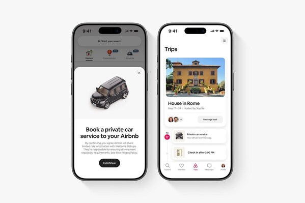 Airbnb爱彼迎携手Welcome Pickups推出全新「专车接送」服务，畅享无忧旅程新体验