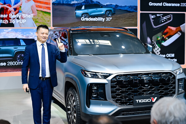 引领家用出行新境：CHERY品牌TIGGO V一车三用震撼亮相北京车展